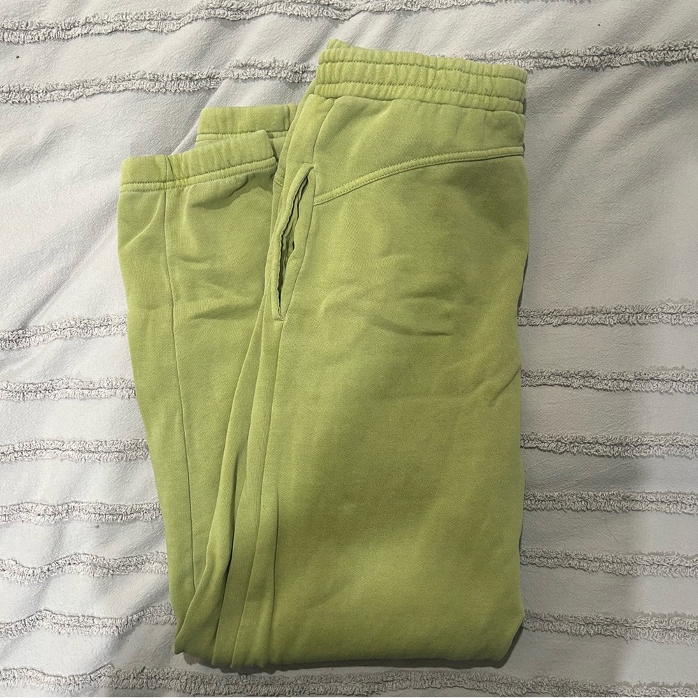 Billabong Green Sweatpants Soft Cotton Joggers - Picture 2 of 4